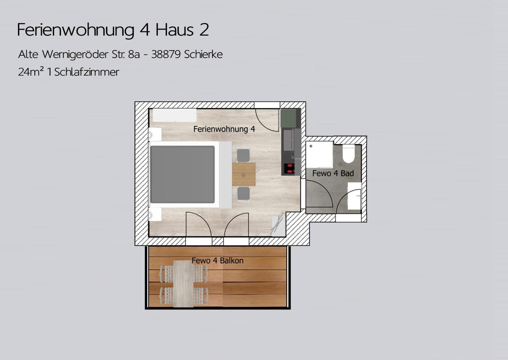 Auszeit-Im-Harz Haus 2 Wohnung 4 Ширке Екстер'єр фото